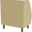 Abbildung Abschlusselement links D-Line Schrägansicht