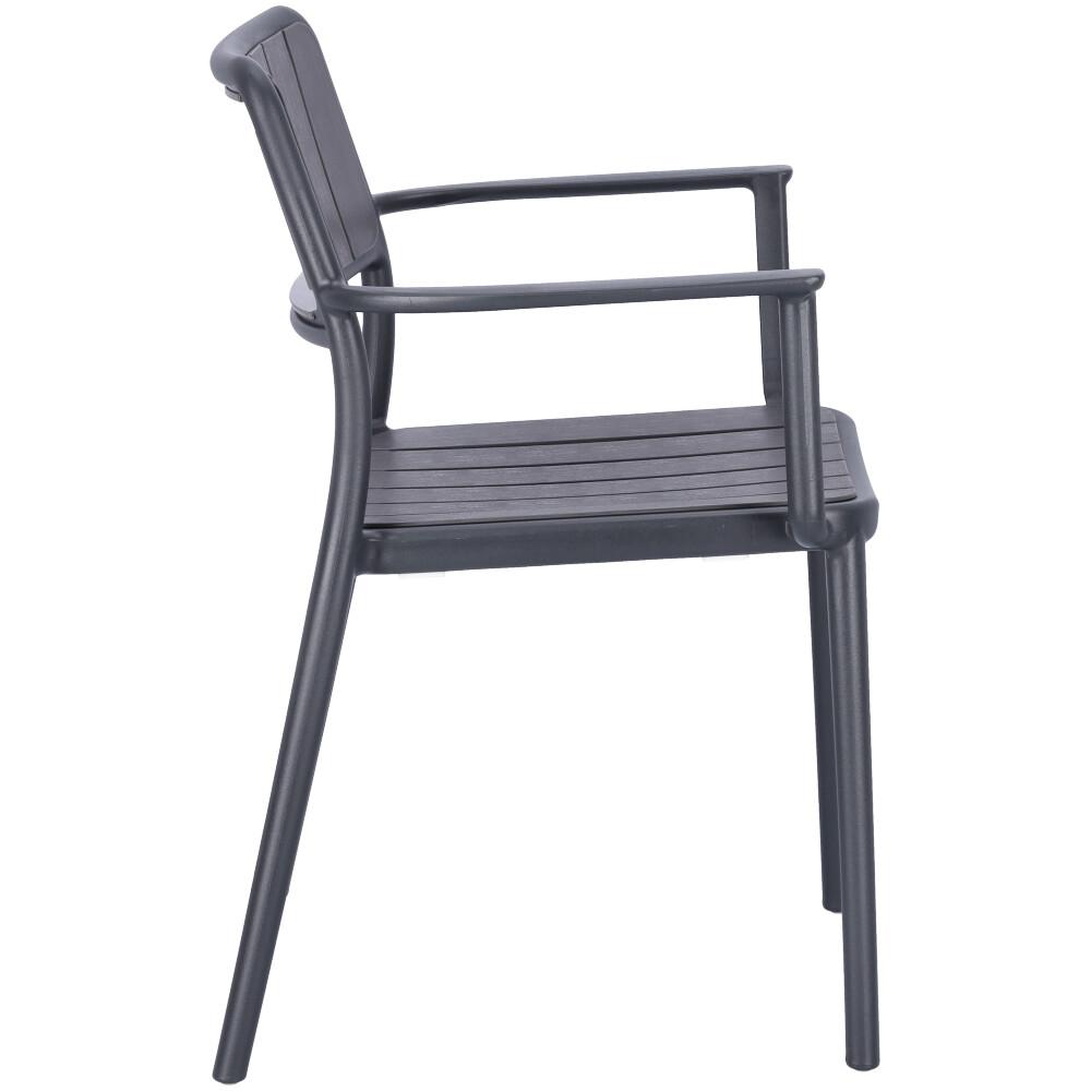 Abbildung Chaise à accoudoirs Elron Seitenansicht