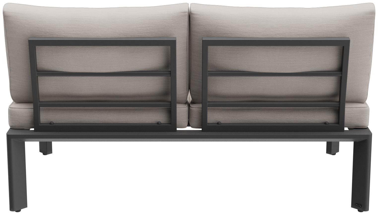 Abbildung 2-Sitzer-Element Lorcan Rückansicht