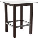 Abbildung halbhoher Tisch Dunia Schrägansicht