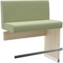 Abbildung Anbau-/Abschlusselement 100 cm H-Line Schrägansicht