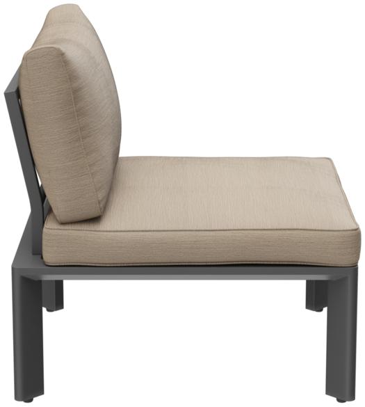 Abbildung 1-seater element Lorcan Seitenansicht