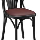 Abbildung Chaise à accoudoirs Greta Schrägansicht