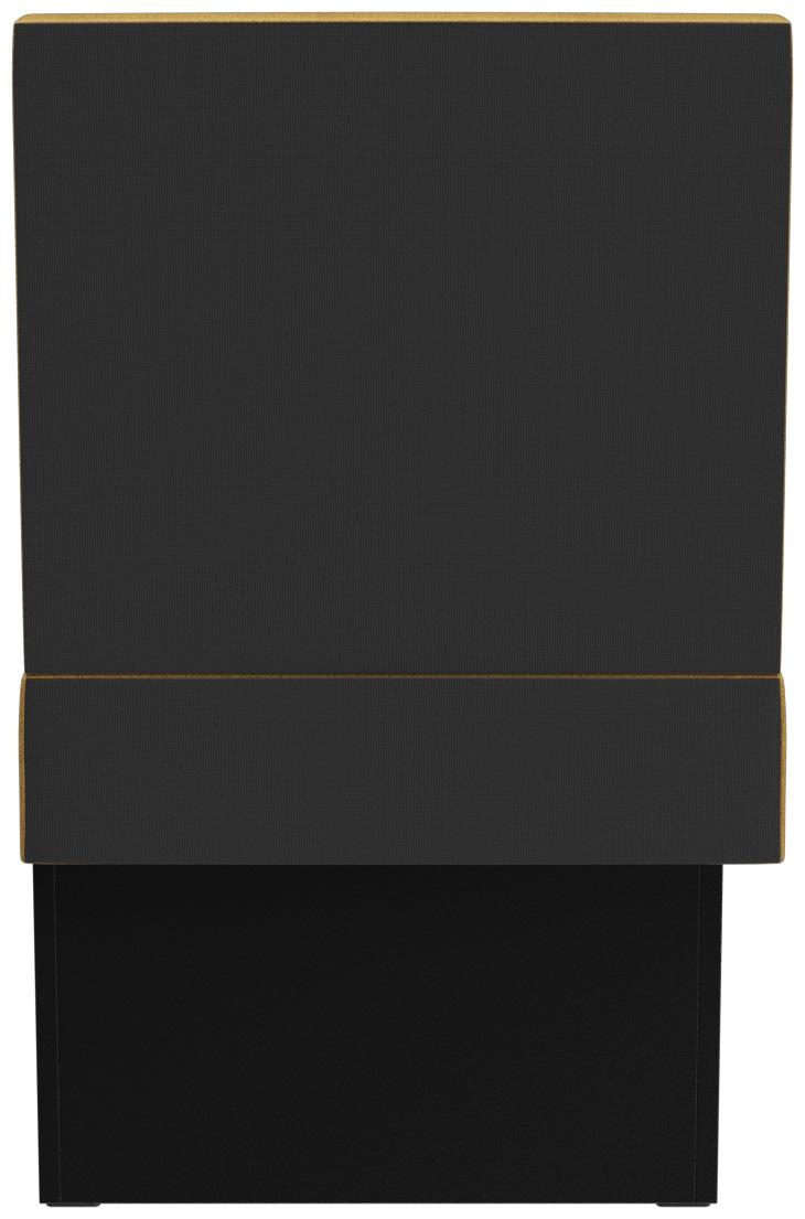 Abbildung Afsluitend element links 60cm Anett Rückansicht