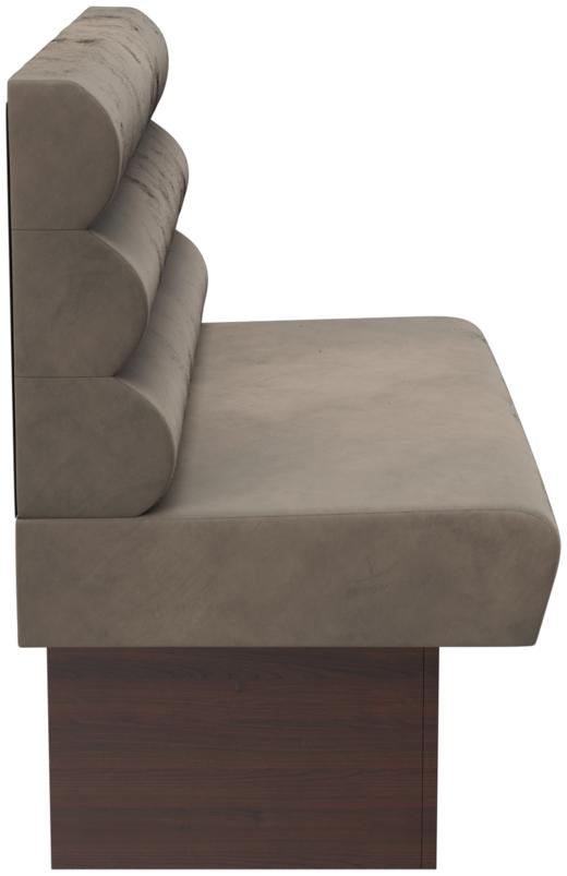 Abbildung Left-hand end element 120 cm Ripple Seitenansicht