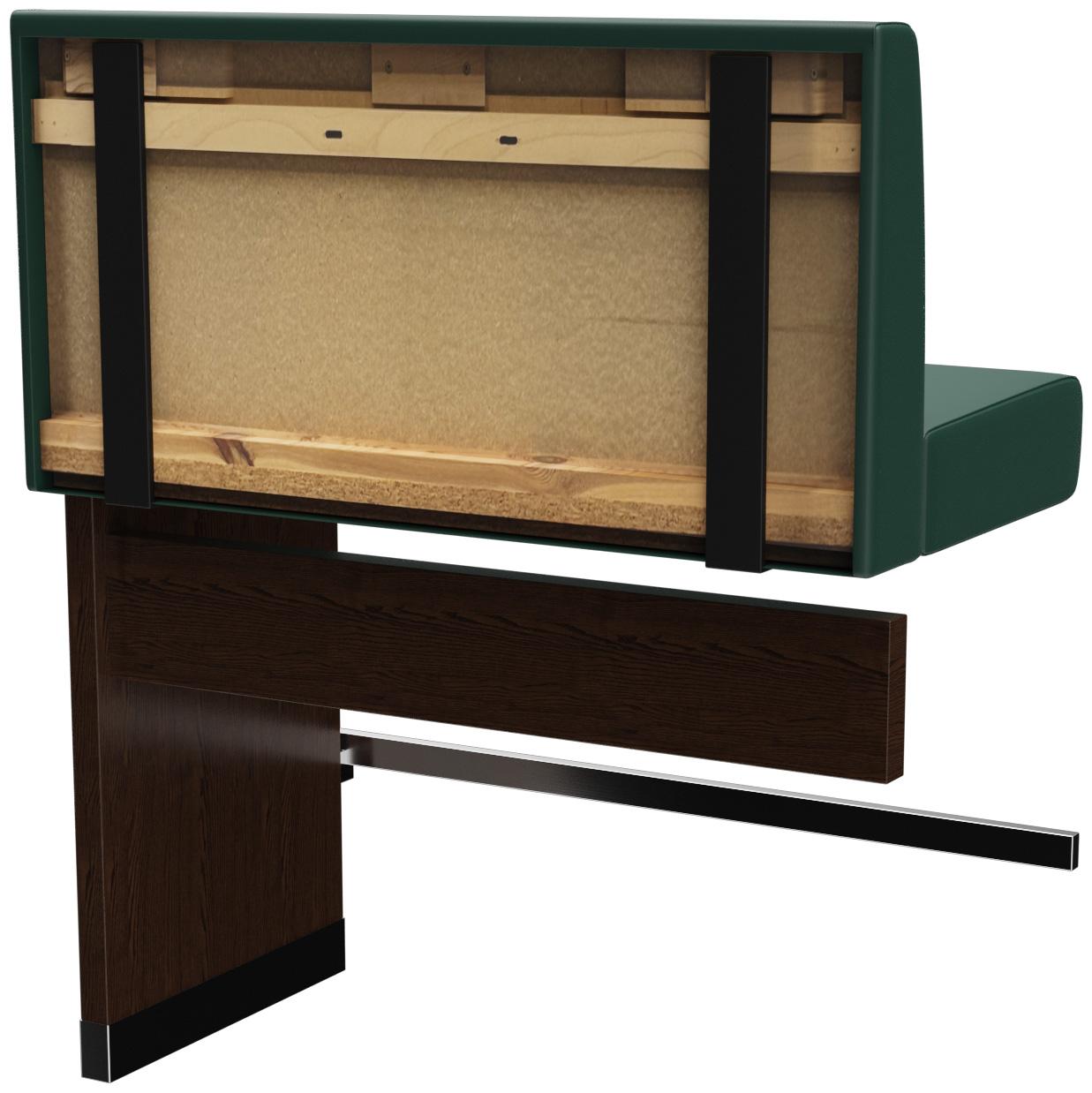 Abbildung Anbau-/Abschlusselement 100 cm H-Line Schrägansicht