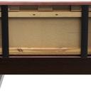 Abbildung Anbau-/Abschlusselement 100 cm H-Line Rückansicht