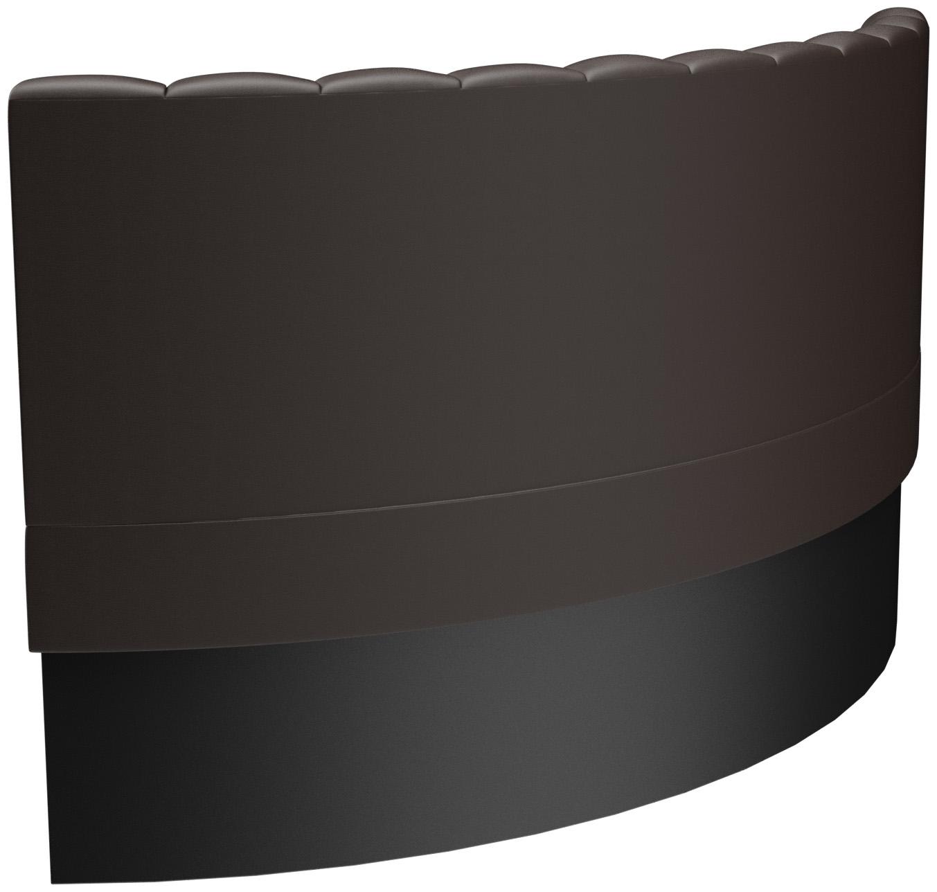 Abbildung Abschlusselement links rund Felipa Rückansicht