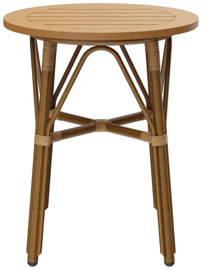 Abbildung Table à manger Marysol Seitenansicht