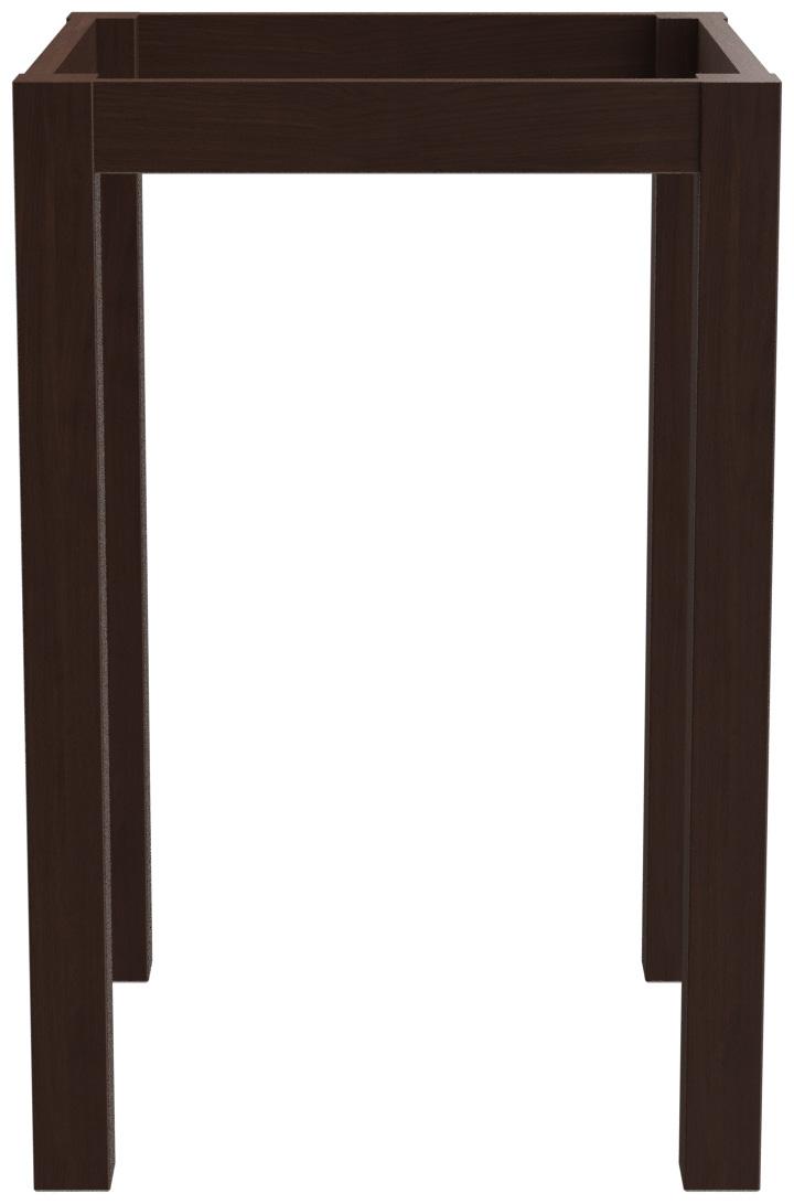 Abbildung halbhoher Tisch Dunia Rückansicht