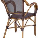 Abbildung Chaise à accoudoirs Malou Schrägansicht