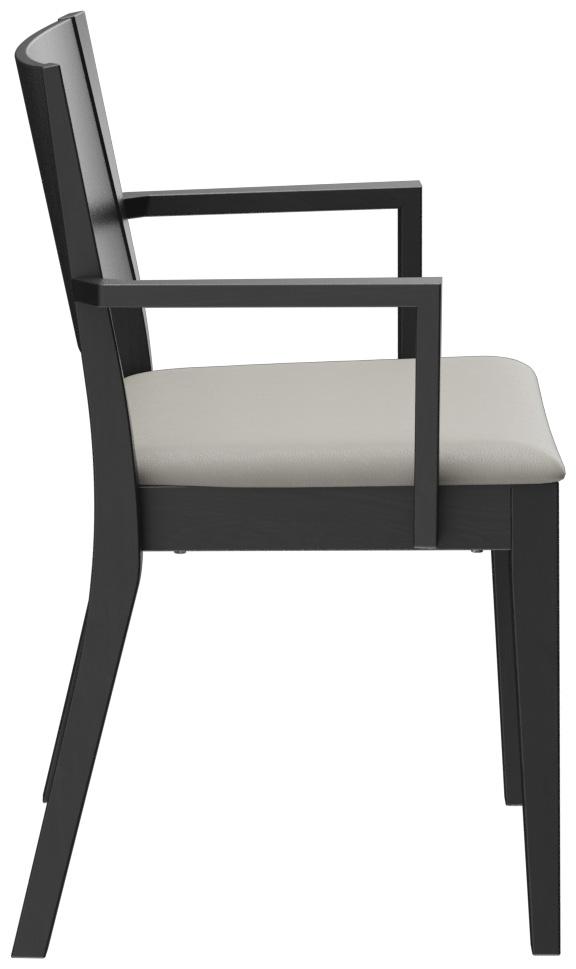 Abbildung Armlehnstuhl Quin Seitenansicht