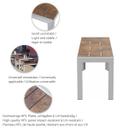 Abbildung 2-Sitzer-Bank Torger