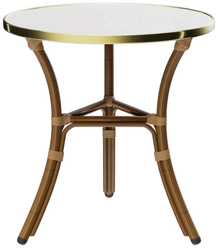 Abbildung Table à manger Marysol Seitenansicht