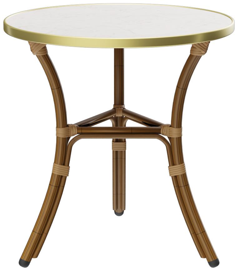 Abbildung Table à manger Marysol Seitenansicht