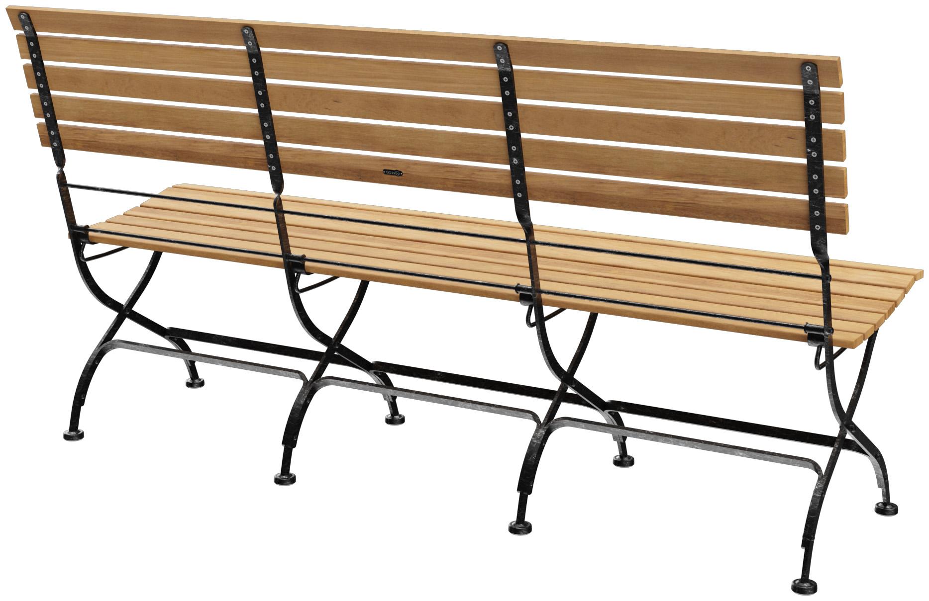 Abbildung 3-seater bench Valentin Schrägansicht