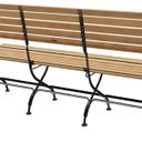 Abbildung 3-seater bench Valentin Schrägansicht