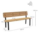 Abbildung 3-seater bench Tadaro