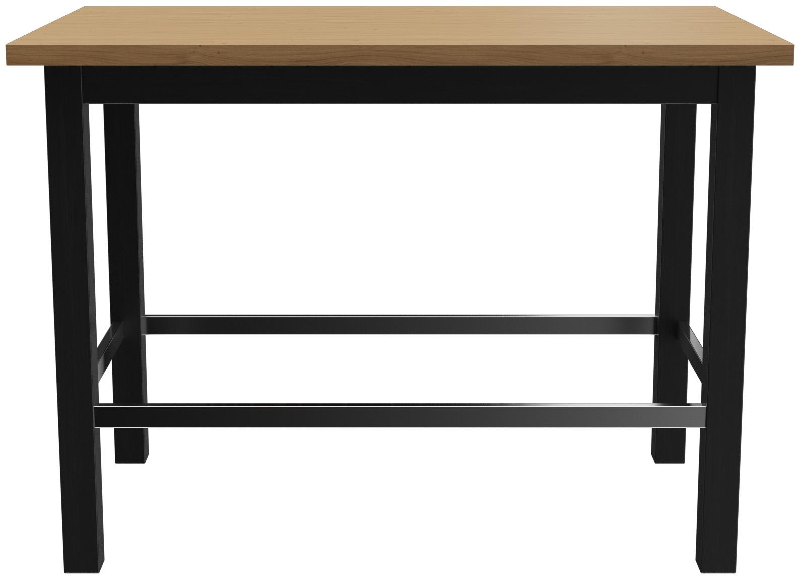 Abbildung halbhoher Tisch Dunia Rückansicht