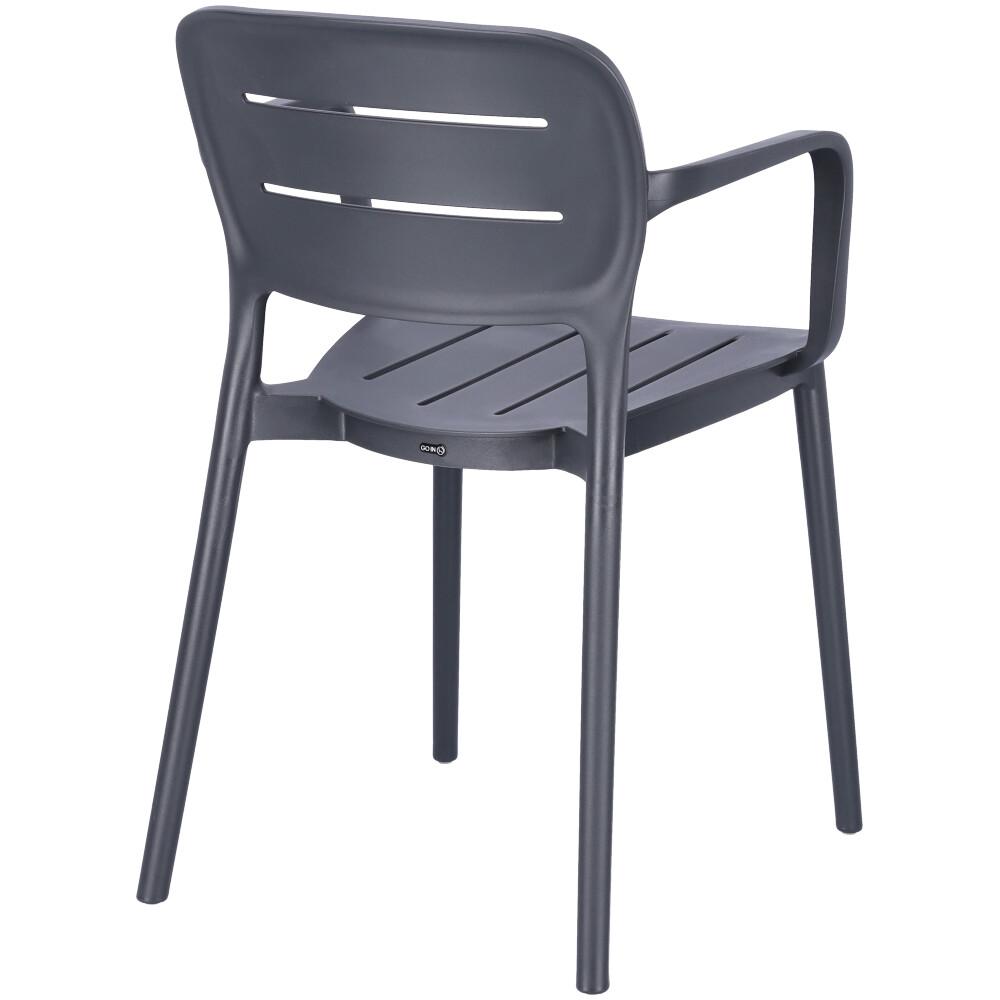 Abbildung Chaise à accoudoirs Elira Schrägansicht