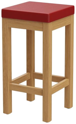 Abbildung Counter-height stool Delu Schrägansicht
