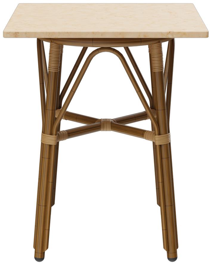 Abbildung Table à manger Marysol Seitenansicht