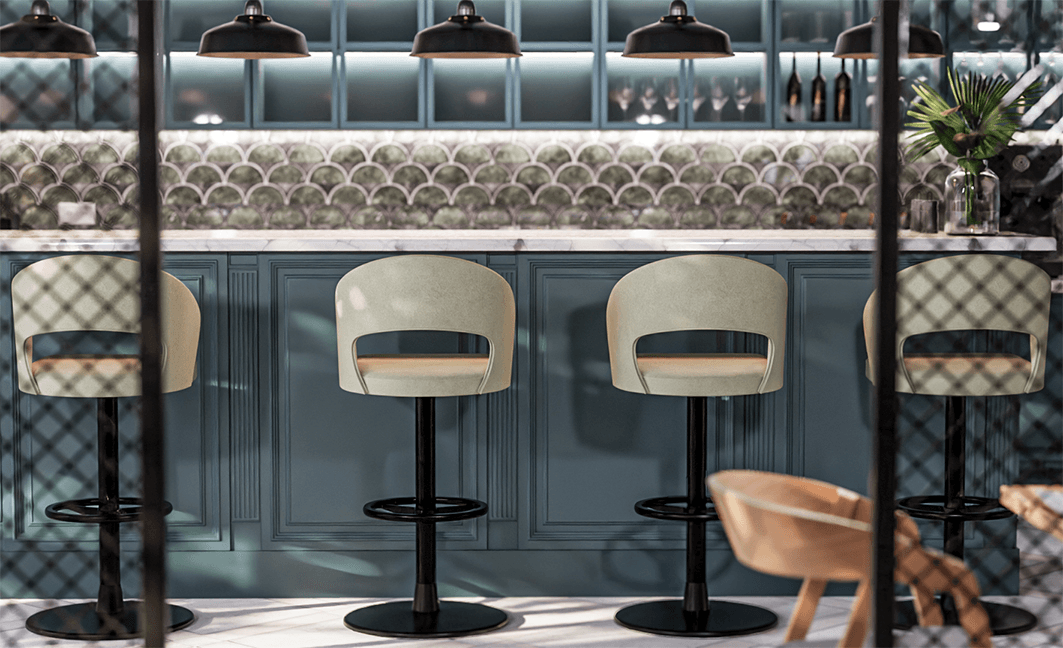 Abbildung bar stool Modular S Ambiente