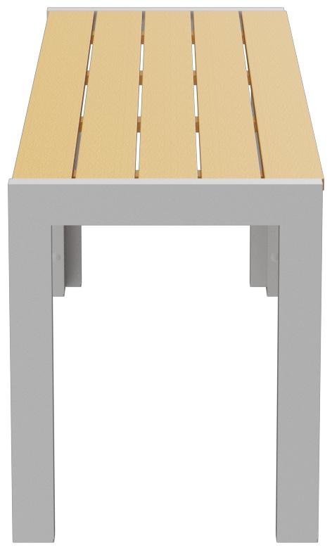 Abbildung 2-Sitzer-Bank Risa Seitenansicht