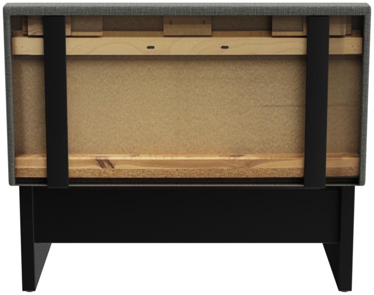 Abbildung Single/base element 100 cm H-Line Rückansicht