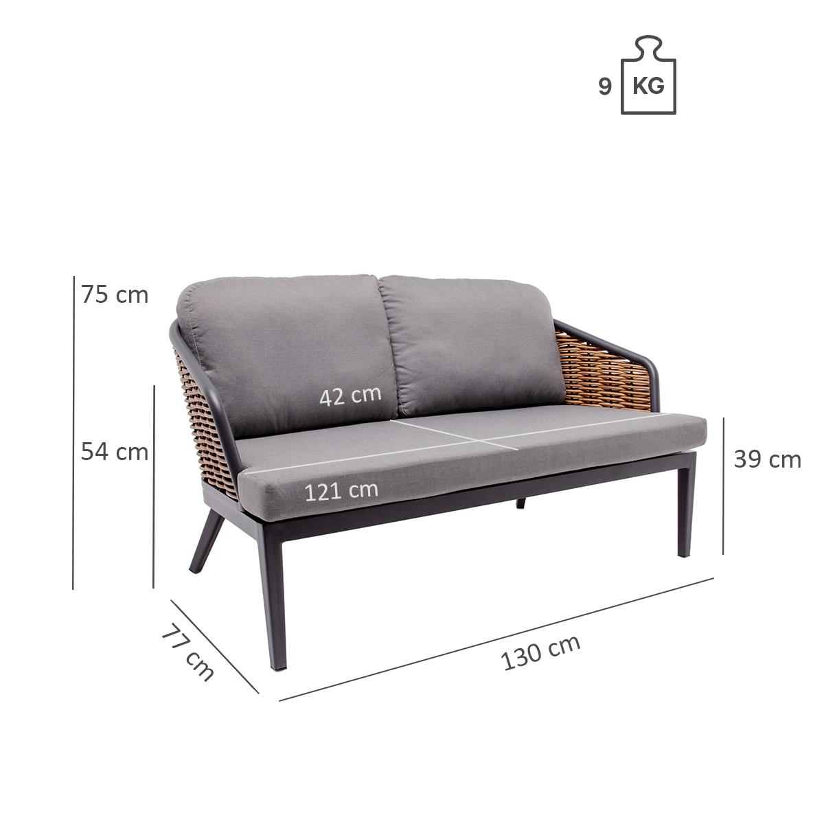 Abbildung 2-Sitzer-Element Somaro