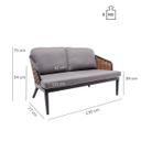 Abbildung 2-Sitzer-Element Somaro