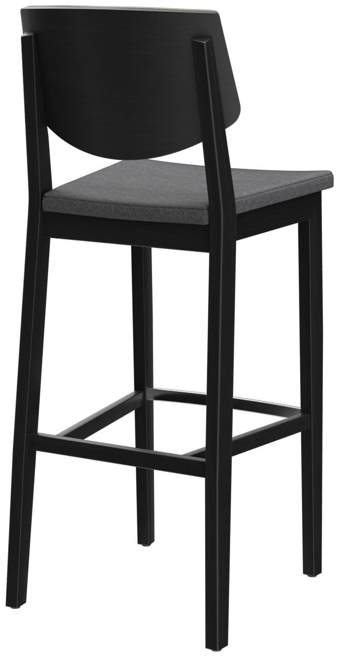 Abbildung Tabouret de bar Quorum C Schrägansicht