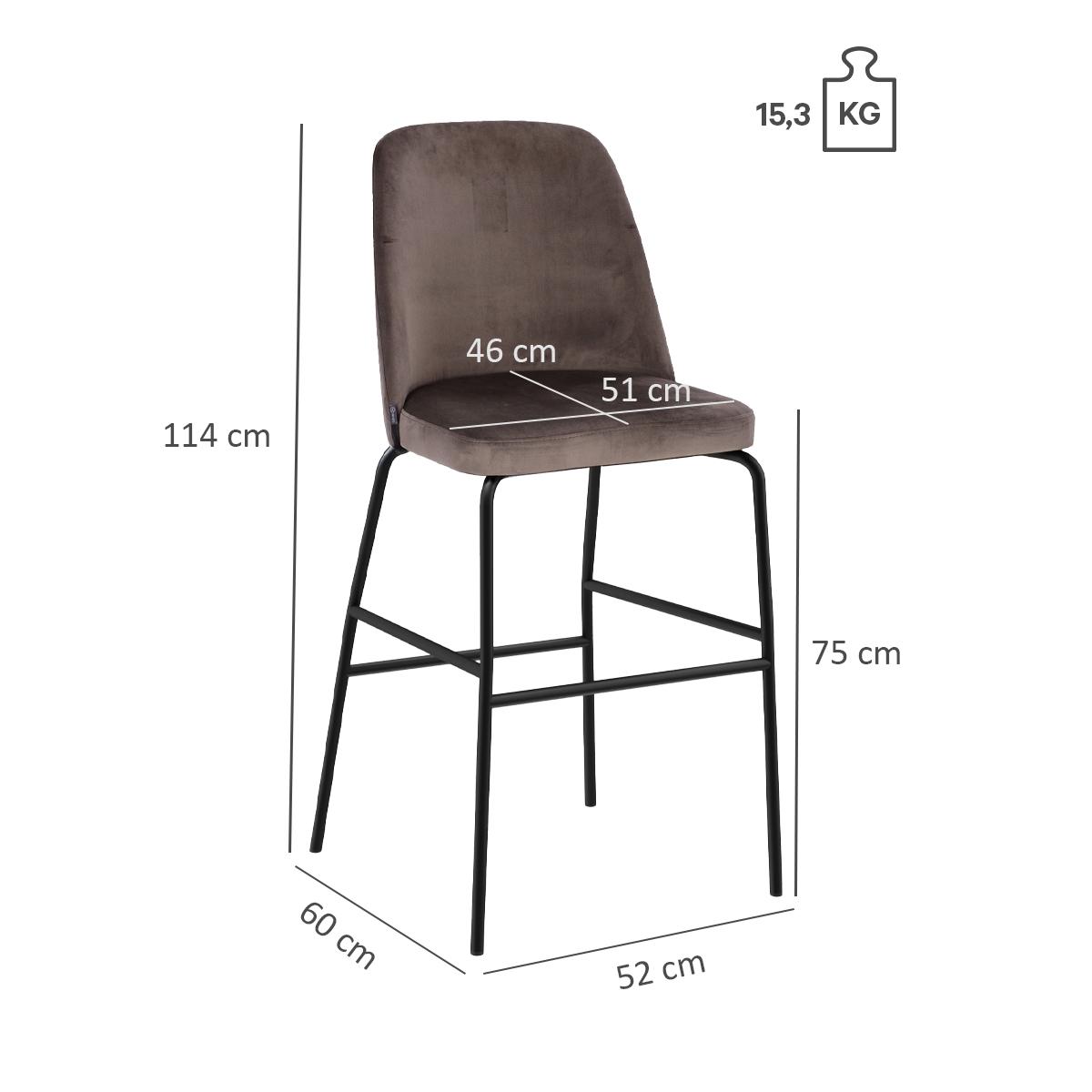 Abbildung Tabouret de bar Hada