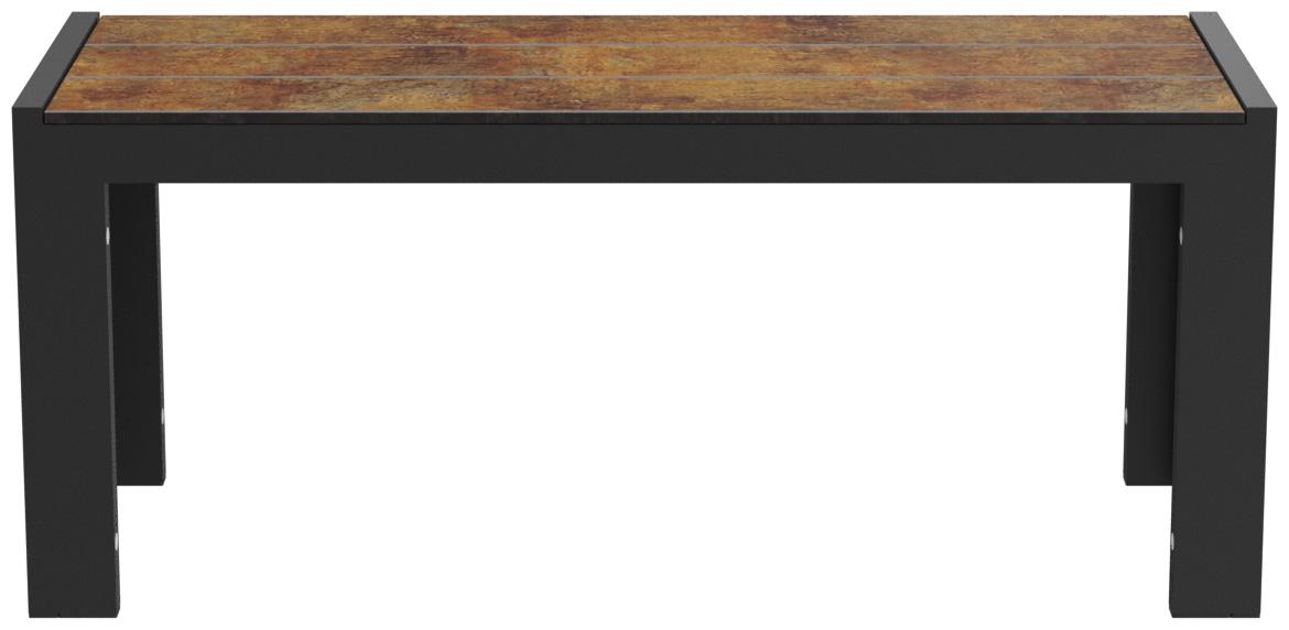 Abbildung 2-Sitzer-Bank Torger Rückansicht