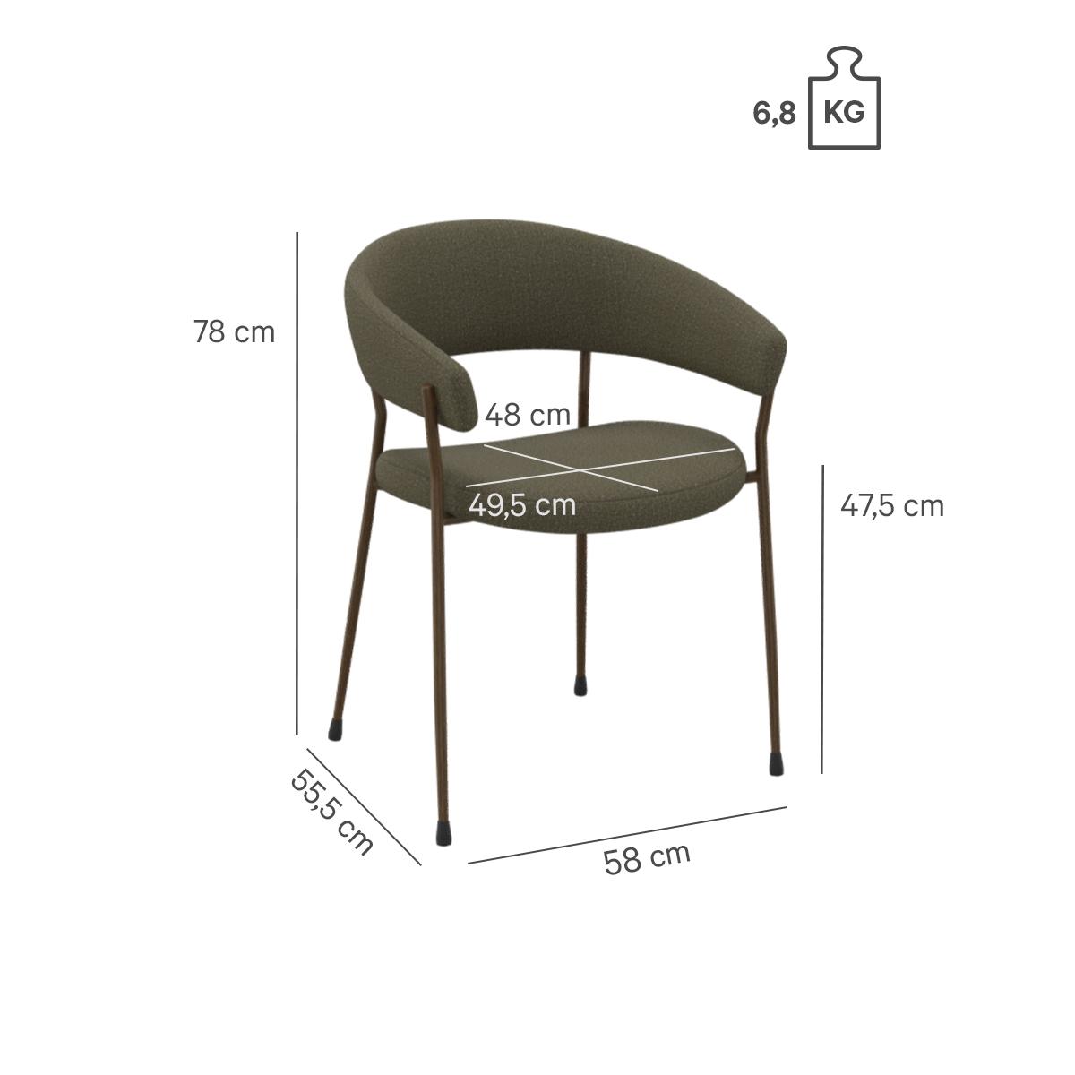 Abbildung Chaise à accoudoirs Malvon