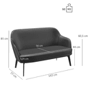 Abbildung 2-seater element Leony