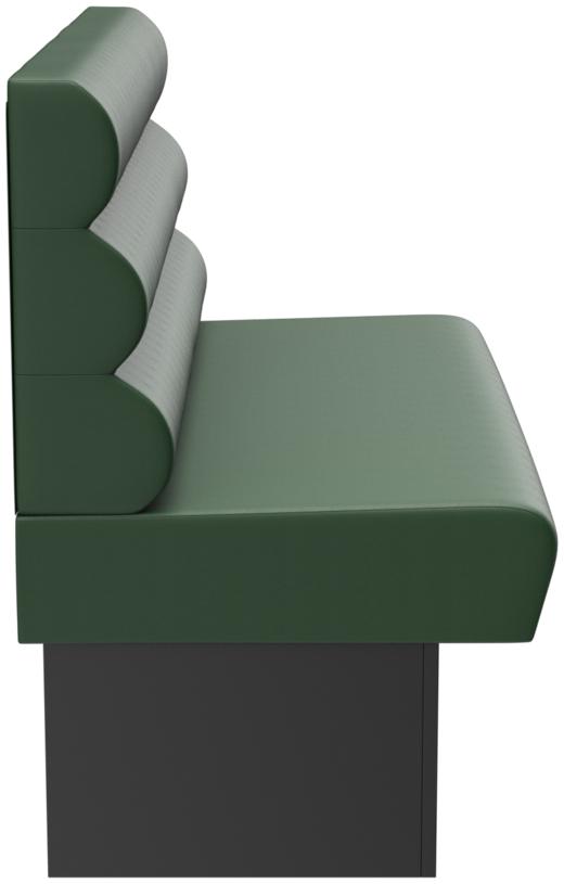 Abbildung Right-hand end element 120cm Ripple Seitenansicht