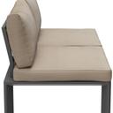 Abbildung 2-Sitzer-Element Lorcan Seitenansicht