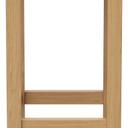 Abbildung halbhoher Hocker Delu Seitenansicht