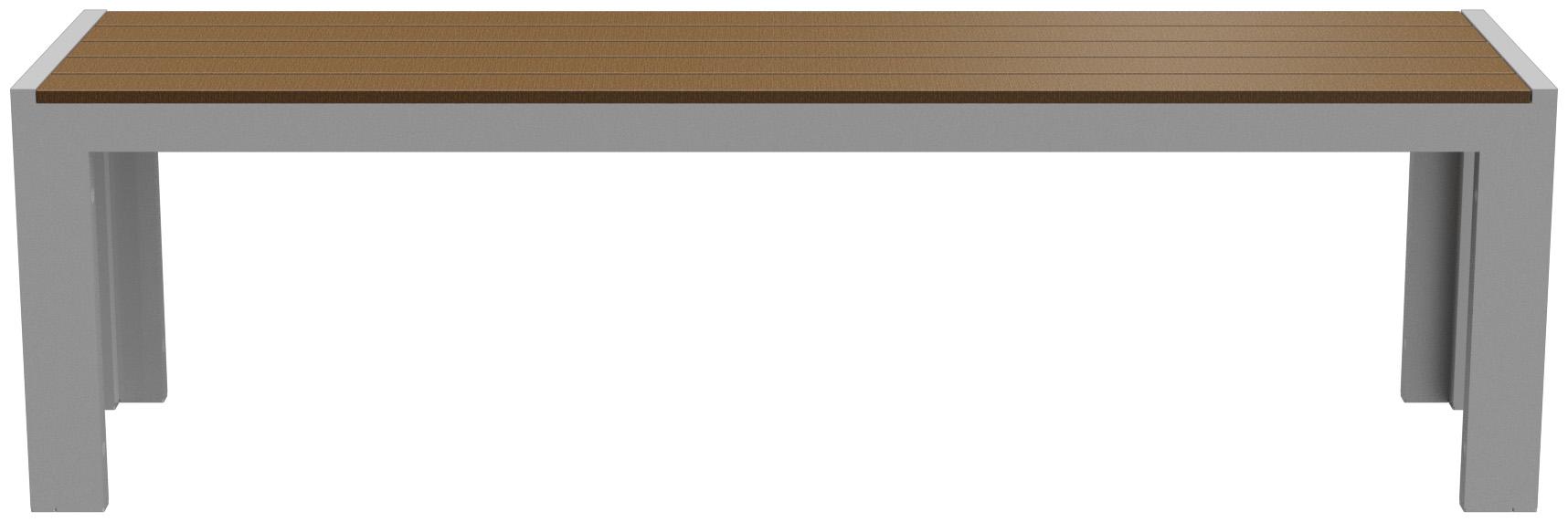 Abbildung 3-Sitzer-Bank Risa Rückansicht