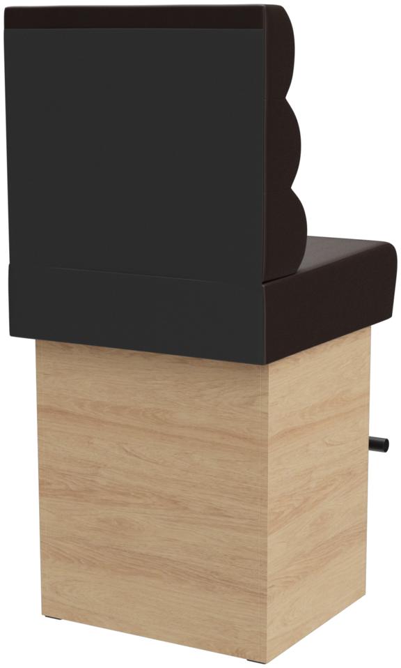 Abbildung Right end element 60 cm Ripple Schrägansicht