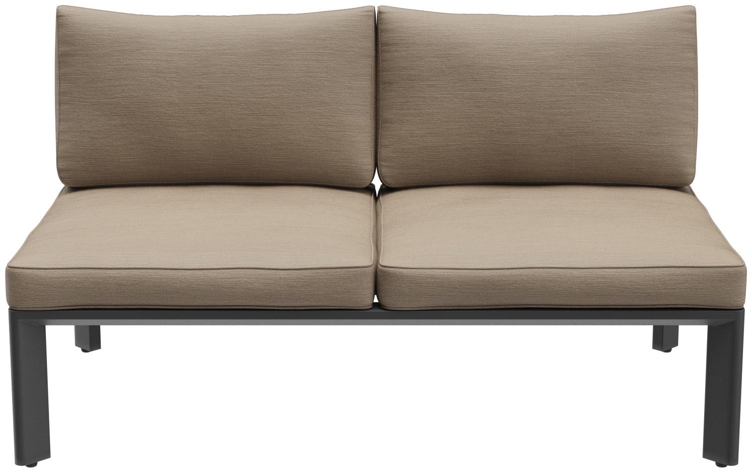 Abbildung 2-Sitzer-Element Lorcan Vorderansicht