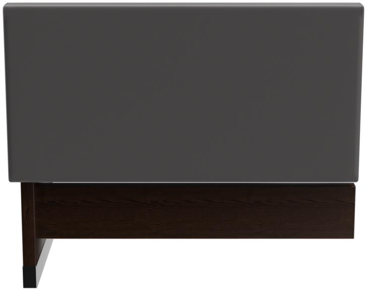 Abbildung Extension/End element 100 cm H-Line Rückansicht