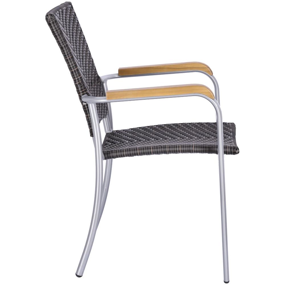 Abbildung Chaise à accoudoirs Teja Seitenansicht