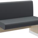 Abbildung Anbau-/Abschlusselement 100 cm H-Line Schrägansicht