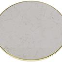 Abbildung Plateau de table Easy Gold Halla Schrägansicht