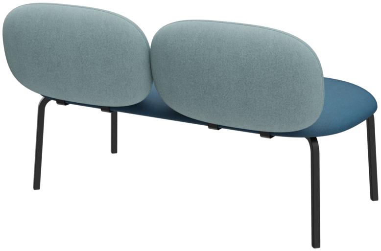 Abbildung 2-seater element Liberty Schrägansicht