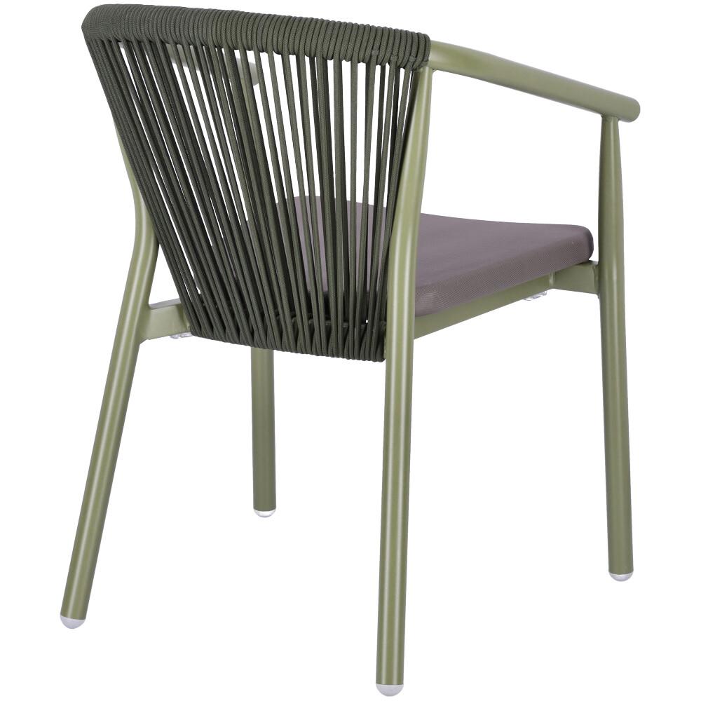 Abbildung Chaise à accoudoirs Zaki Schrägansicht