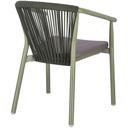 Abbildung Chaise à accoudoirs Zaki Schrägansicht