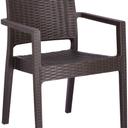 Abbildung Chaise à accoudoirs Erik Schrägansicht